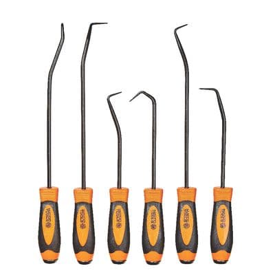 6 PIECE HOOK AND PICK SET - ORANGE