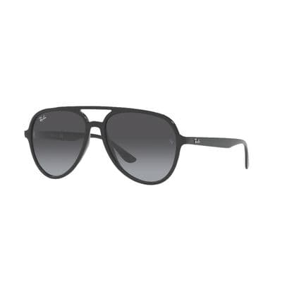 RAY-BAN RB4376 POLISHED BLACK WITH GRAY GRADIENT LENSES