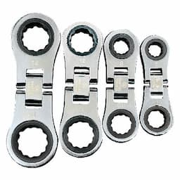 4 PIECE METRIC FLEX FINGER RATCHET WRENCH SET