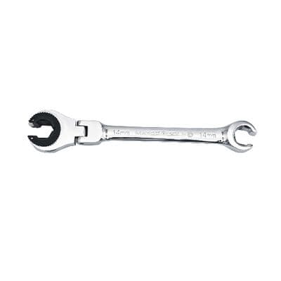 14MM FLEX RATCHETING FLARENUT WRENCH