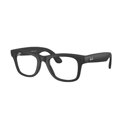 RAY-BAN META AI WAYFARER LARGE MATTE BLACK WITH TRANSITIONAL GRAY LENSES (GEN 2)