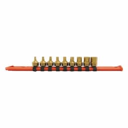 1/4" DRIVE 9 PIECE SAE HEX BIT SET