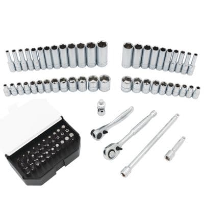 52 PIECE 1/4" DRIVE SILVER EAGLE® CHROME MASTER SOCKET SET