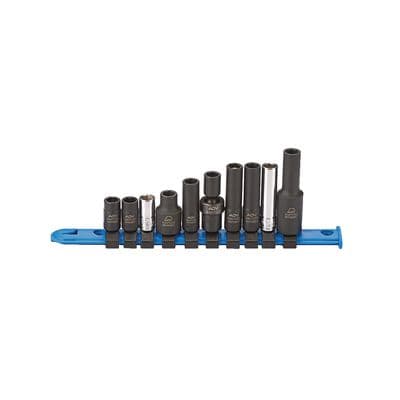 10 PIECE 1/4" AND 3/8" DRIVE 8MM SOCKET SET