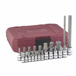 22 PIECE MOTORCYCLE ADV HEX BIT SET