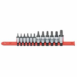 1/4" AND 3/8" DRIVE 12 PIECE TORX BIT SOCKET DRIVER SET