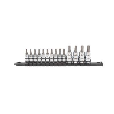 14 PIECE 1/4" & 3/8" DRIVE ADV TORX® BIT SOCKET SET