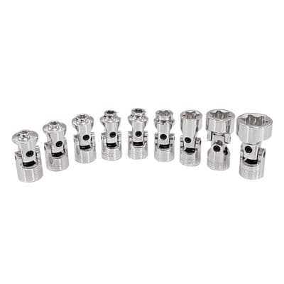 9 PIECE 1/4" DRIVE INVERTED TORX® STUBBY UNIVERSAL SOCKET SET