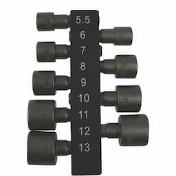 9 PIECE METRIC NUTDRIVER BIT SET