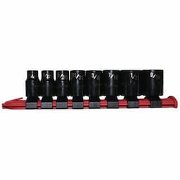 1/4 DRIVE 8 PIECE SAE PRO NON-SLIP SOCKET SET