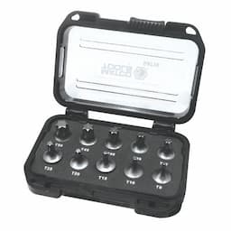 10 PIECE 1/4" DRIVE STUBBY TORX® SET