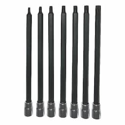 1/4" DRIVE 7 PIECE X-LONG TORX CHROME SOCKET SET