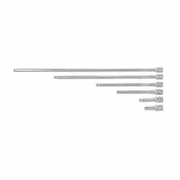 6 PIECE 1/4" DRIVE STANDARD EXTENSION CHROME SET