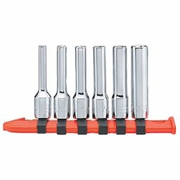 1/4" DRIVE 6 PIECE DEEP RECESSED TORX SOCKET SET