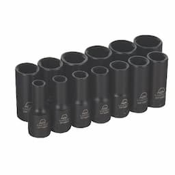 3/8" DRIVE 13 PIECE 6 POINT ADV MID-LENGTH IMPACT SOCKET SET
