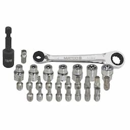 28 PIECE LOW PROFILE TORX® PLUS & TAMPER PROOF TORX® PLUS BITS & INVERTED TORX® PLUS SOCKET KIT
