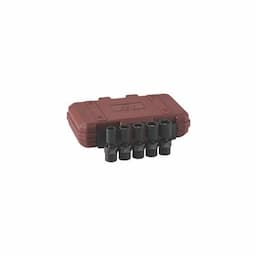 5 PIECE 3/8" DRIVE METRIC 6 POINT ADV MID-LENGTH MAGNETIC UNIVERSAL IMPACT SOCKET SET
