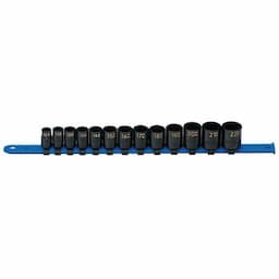 13 PIECE 3/8" DRIVE METRIC 6 POINT IMPACT SOCKET SET