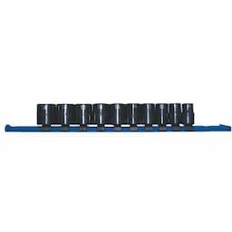 10 PIECE 3/8" DRIVE METRIC PRO NON-SLIP IMPACT SOCKET SET
