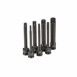 7 PIECE 3/8" DRIVE LONG IMPACT ADV TRIPLE SQUARE BIT SET