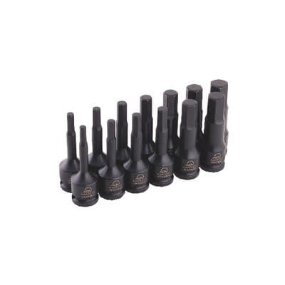 13 PIECE 3/8" DRIVE ADV IMPACT HEX BIT SOCKET SET