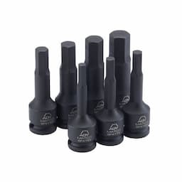 3/8" DRIVE 7 PIECE SAE ADV IMPACT HEX BIT SOCKET SET