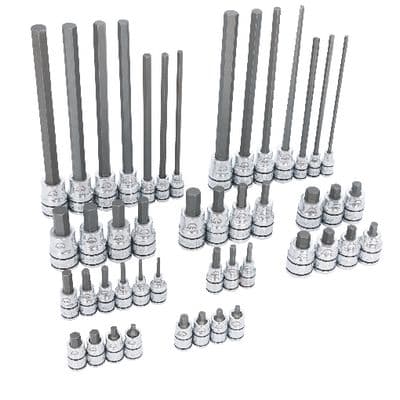 46 PIECE 1/4" AND 3/8" DRIVE ADV MASTER HEX BIT SOCKET SET