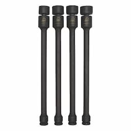 3/8" DRIVE 4 PIECE METRIC 6 POINT ADV IMPACT UNIVERSAL SOCKET EXTENSION SET
