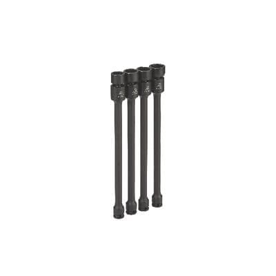 4 PIECE 3/8" DRIVE METRIC 6 POINT ADV IMPACT LONG UNIVERSAL EXTENSION SET