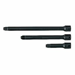 3 PIECE 3/8" DRIVE STANDARD EXTENSION IMPACT SET