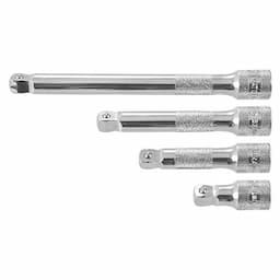 4 PIECE 3/8" DRIVE WOBBLE CHROME EXTENSION SET