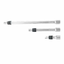 3 PIECE 3/8" DRIVE LOCKING WOBBLE EXTENSION SET