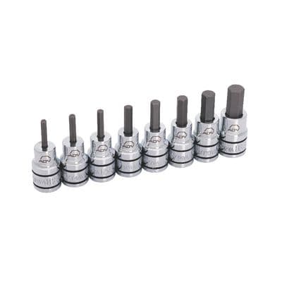 8 PIECE 3/8" DRIVE SAE ADV HEX BIT SOCKET SET