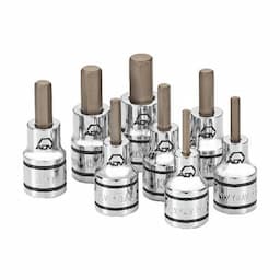 3/8" DRIVE 8 PIECE SAE ADV HEX BIT SOCKET DRIVER SET