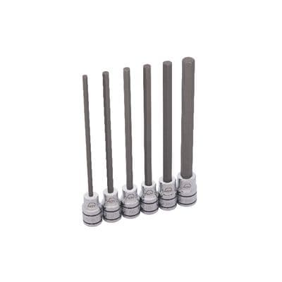 6 PIECE 3/8" DRIVE SAE ADV LONG HEX BIT SOCKET SET