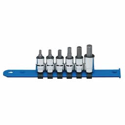 3/8" DRIVE 6 PIECE METRIC HEX BIT SOCKET DRIVER SET