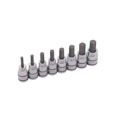 8 PIECE 3/8" DRIVE METRIC ADV HEX BIT SOCKET SET