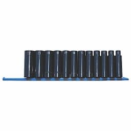 1/2" DRIVE 12 PIECE METRIC DEEP PRO NON-SLIP IMPACT