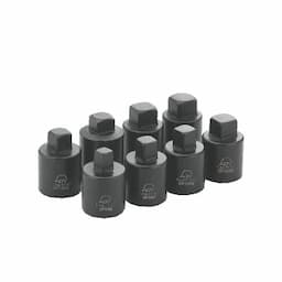 1/2" DRIVE 8 PIECE SAE PIPE PLUG ADV IMPACT SOCKET SET