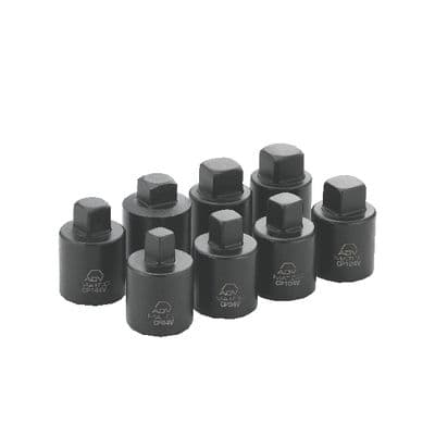 1/2" DRIVE 8 PIECE SAE PIPE PLUG ADV IMPACT SOCKET SET