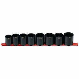 1/2" DRIVE 8 PIECE SAE 6 POINT IMPACT SOCKET SET