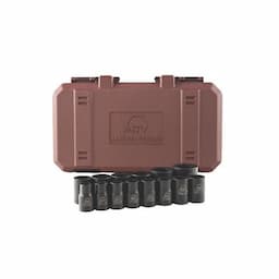 14 PIECE 1/2" DRIVE METRIC 6 POINT ADV IMPACT SOCKET SET
