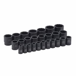 1/2" DRIVE 26 PIECE METRIC 12 POINT ADV IMPACT SOCKET SET