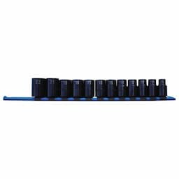 1/2" DRIVE 12 PIECE METRIC PRO NON-SLIP IMPACT SOCKET SET