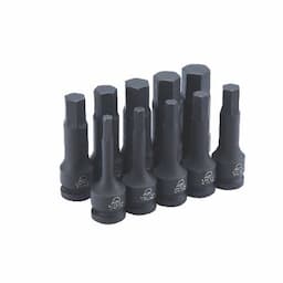 1/2" DRIVE 10 PIECE ADV METRIC HEX BIT SOCKET SET