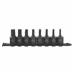 1/2" DRIVE 8 PIECE ADV TORX BIT SOCKET SET