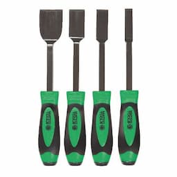 4 PIECE 10" LONG SCRAPER SET - GREEN