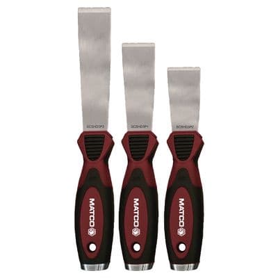 3 PIECE HEAVY-DUTY SCRAPER SET