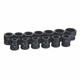 1/2" DRIVE 13 PIECE METRIC 6 POINT STUBBY ADV IMPACT SET