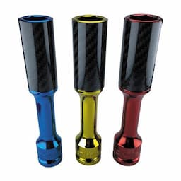 1/2" DRIVE 3 PIECE METRIC 6 POINT THIN WALL WHEEL EXTENSION SOCKET SET